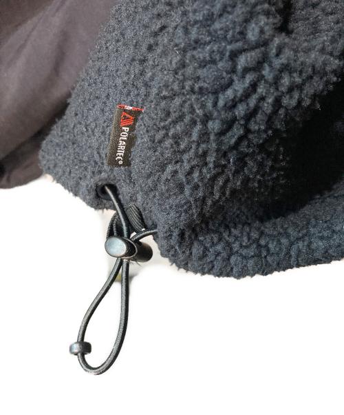 SUPREME（シュプリーム）Supreme (シュプリーム) Polartec Shearling Reversible Pullover ブラック サイズ:Lの古着・服飾アイテム