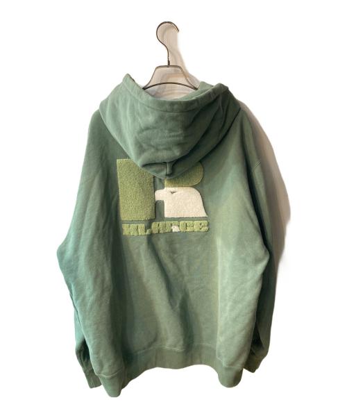 RUSSELL ATHLETIC（ラッセルアスレチック）RUSSELL ATHLETIC (ラッセルアスレチック) X-LARGE (エクストララージ) ジップパーカー グリーン サイズ:Lの古着・服飾アイテム