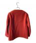 DANTON (ダントン) ウールモッサ ノーカラージャケット レッド サイズ:34：5000円