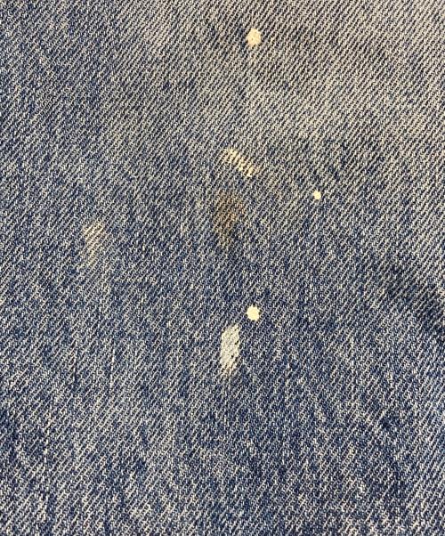 EVISU（エヴィス）EVISU (エヴィス) WASHED AND DISTRESSED DAICOCK PRINT RELAX FIT JEANS インディゴ サイズ:XLの古着・服飾アイテム