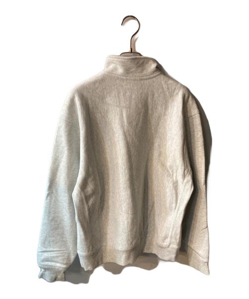 Carhartt WIP（カーハート ワークインプログレス）Carhartt WIP (カーハート ワークインプログレス) HALF ZIP AMERICAN SCRIPT SWEAT グレー サイズ:Ｓの古着・服飾アイテム