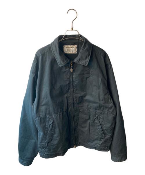 McGREGOR（マクレガー）McGREGOR (マクレガー) FREAK'S STORE (フリークスストア) オーバーダイ フェード加工 ドリズラージャケット ブラック サイズ:Lの古着・服飾アイテム