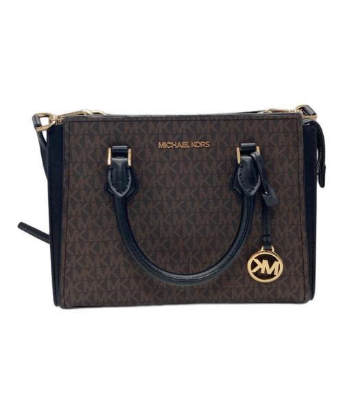 MICHAEL KORS（マイケル・コース）MICHAEL KORS (マイケル・コース) 2WAYバッグ ブラウンの古着・服飾アイテム