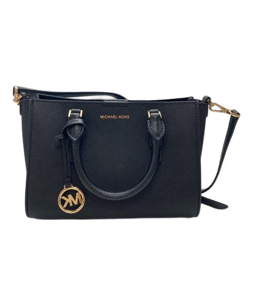 MICHAEL KORS（マイケル・コース）MICHAEL KORS (マイケル・コース) 2WAYバッグ ブラックの古着・服飾アイテム