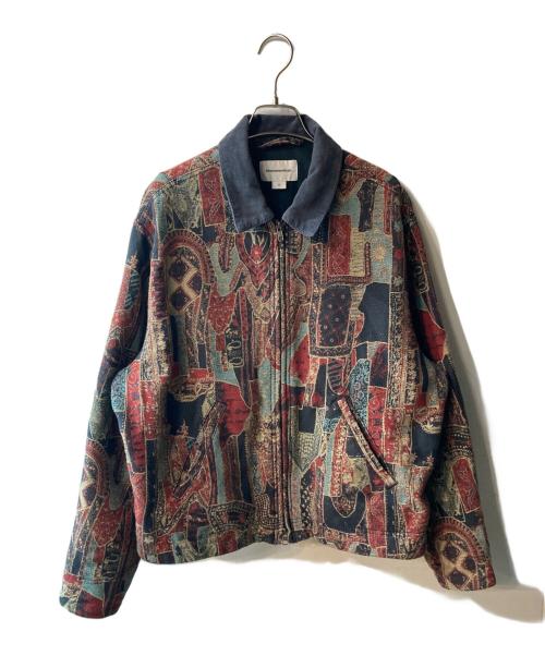 thisisneverthat（ディスイズネバーザット）thisisneverthat (ディスイズネバーザット) ロゴ刺繍 ジップアップ ワークジャケット マルチカラー サイズ:Ｓの古着・服飾アイテム