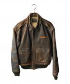 AVIREXアヴィレックス）の古着「Ａ-2フライトジャケット」｜ブラウン