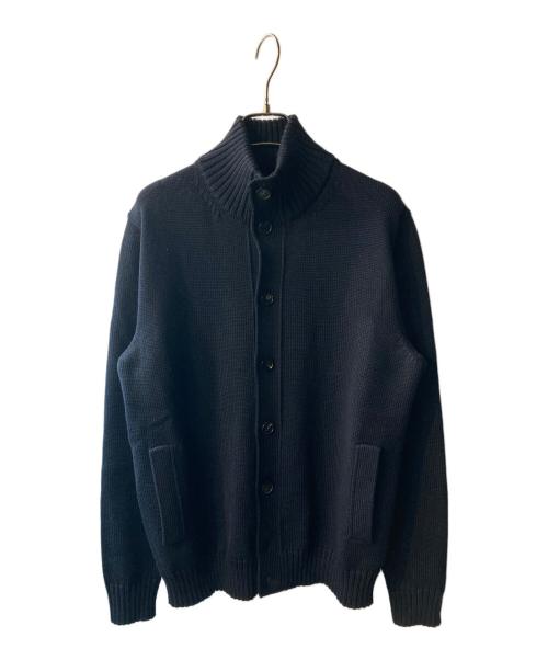 Zanone（ザノーネ）Zanone (ザノーネ) CHIOTO スタンドカラーニットカーディガン ネイビー サイズ:48の古着・服飾アイテム
