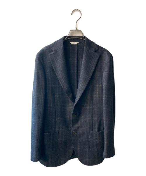 BOGLIOLI（ボリオリ）BOGLIOLI (ボリオリ) DOVER チェックジャケット ネイビー サイズ:46の古着・服飾アイテム
