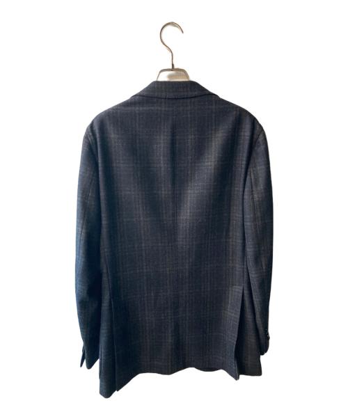 BOGLIOLI（ボリオリ）BOGLIOLI (ボリオリ) DOVER チェックジャケット ネイビー サイズ:46の古着・服飾アイテム