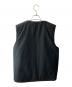 73R (セブンスリーアール) BOX LOGO NYLON PADDED VEST ブラック サイズ:Ｍ：7000円