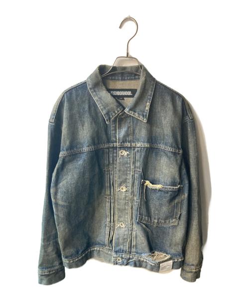 NEIGHBORHOOD（ネイバーフッド）NEIGHBORHOOD (ネイバーフッド) SAVAGE DENIM TYPE-1 JACKET インディゴ サイズ:Ｓの古着・服飾アイテム