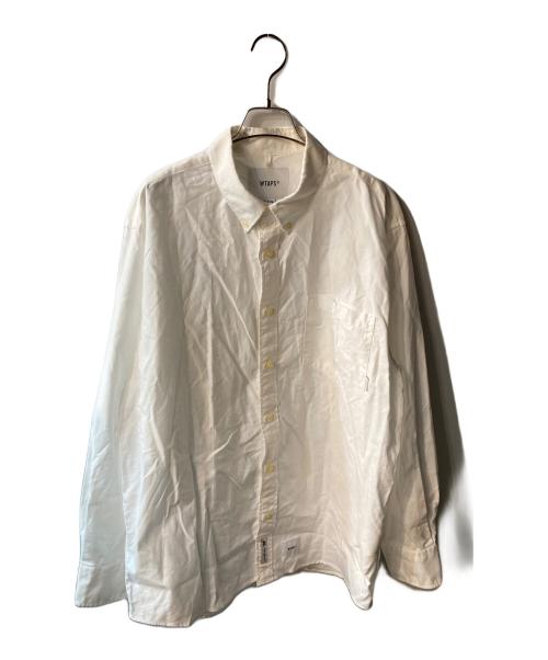 WTAPS（ダブルタップス）WTAPS (ダブルタップス) THOMAS MASON (トーマスメイソン) OXFORD Shirt ホワイト サイズ:ｘ04の古着・服飾アイテム