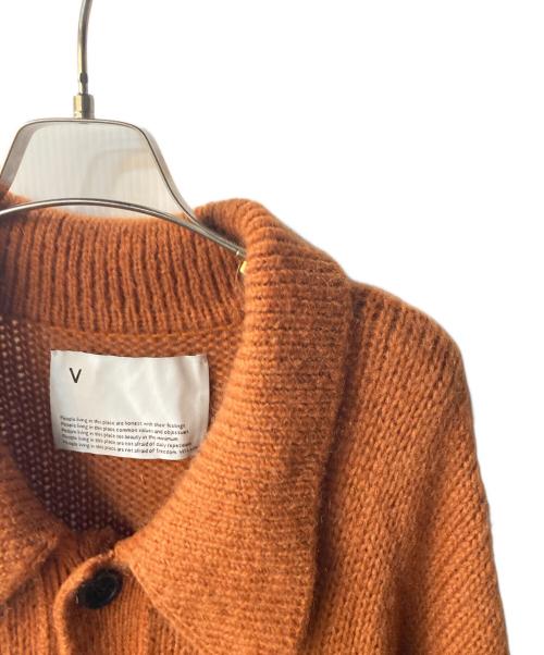 VOAAOV（ヴォアーブ）VOAAOV (ヴォアーブ) MOHAIR KNIT Blouson Cardigan オレンジ サイズ:1の古着・服飾アイテム
