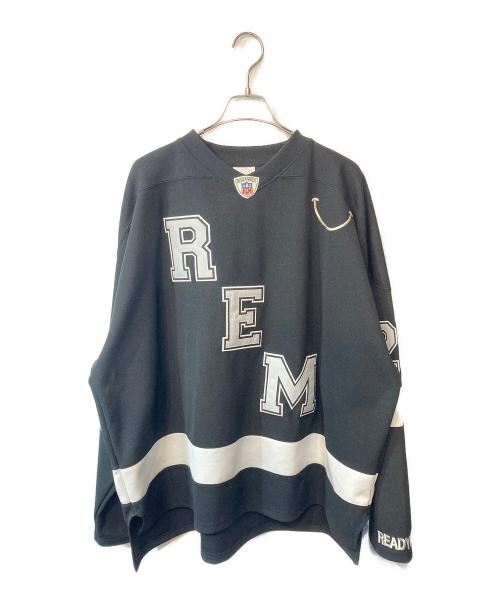 READYMADE（レディメイド）READYMADE (レディメイド) GAME SHIRT SMILE ブラック サイズ:Ｍの古着・服飾アイテム