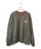 SUPREMEシュプリーム）の古着「CREST CREWNECK」｜ブラック