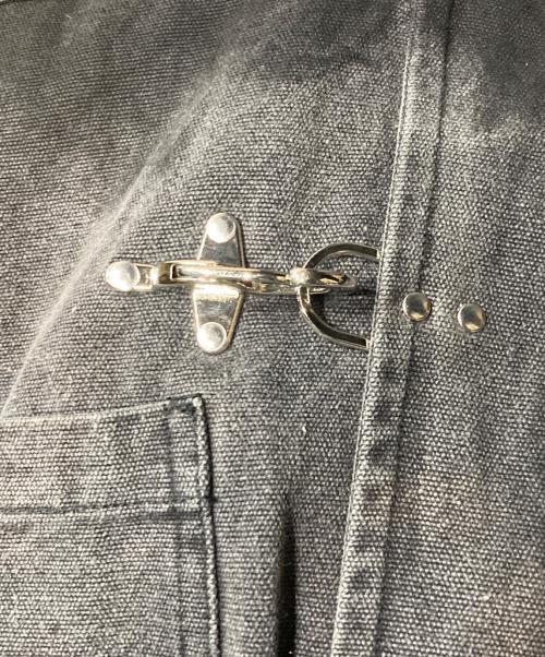 Shinzo（シンゾウ）SHINZO (シンゾウ) 15oz canvas clasp bomber jacket ブラック サイズ:XXLの古着・服飾アイテム