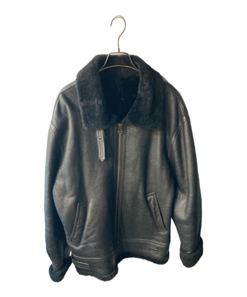 ニチロ毛皮（ニチロケガワ）ニチロ毛皮 (ニチロケガワ) Ｂ-3フライトジャケット ブラック サイズ:Ｍの古着・服飾アイテム