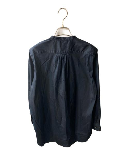 Bagutta（バグッタ）BAGUTTA (バグッタ) バンドカラーシャツ ネイビー サイズ:Sの古着・服飾アイテム