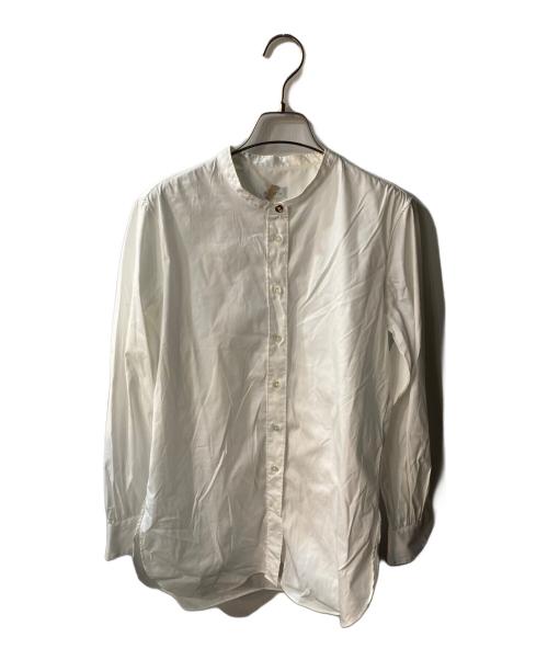 Bagutta（バグッタ）Bagutta (バグッタ) バンドカラーシャツ ホワイト サイズ:Sの古着・服飾アイテム