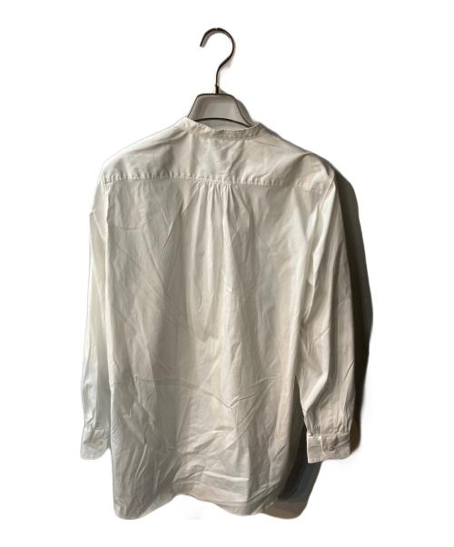Bagutta（バグッタ）Bagutta (バグッタ) バンドカラーシャツ ホワイト サイズ:Sの古着・服飾アイテム
