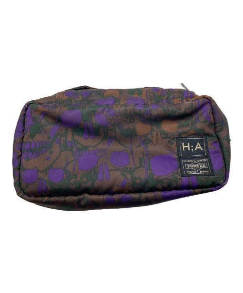 PORTER（ポーター）PORTER (ポーター) ポーチ ブラウンの古着・服飾アイテム