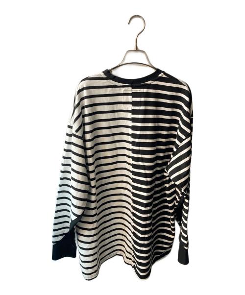 CMF OUTDOOR GARMENT（コンフィーアウトドアガーメント）CMF OUTDOOR GARMENT (コンフィーアウトドアガーメント) 別注BORDER TEE L/S ホワイト×ブラック サイズ:Ｍの古着・服飾アイテム