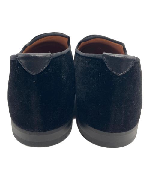 UNITED ARROWS（ユナイテッドアローズ）UNITED ARROWS (ユナイテッドアローズ) ベルベッドローファー ブラック サイズ:43の古着・服飾アイテム