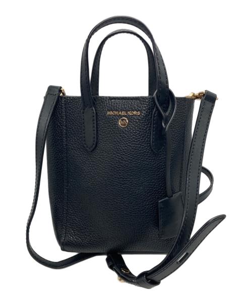 MICHAEL KORS（マイケル・コース）MICHAEL KORS (マイケル・コース) 2WAYショルダーバッグ ブラックの古着・服飾アイテム