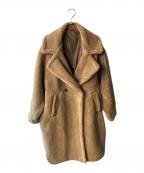 AIJANアイジャン）の古着「Puffy Boa Coat」｜ブラウン