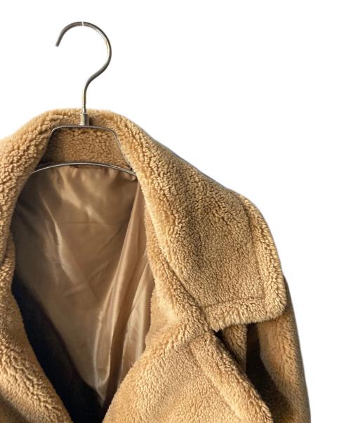 AIJAN（アイジャン）AIJAN (アイジャン) Puffy Boa Coat ブラウン サイズ:Ｍの古着・服飾アイテム