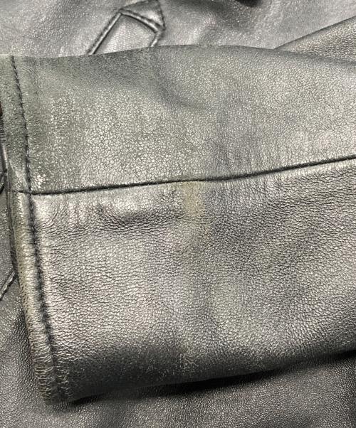 nano・universe（ナノ・ユニバース）nano・universe (ナノ・ユニバース) シングルライダースジャケット ブラック サイズ:XLの古着・服飾アイテム