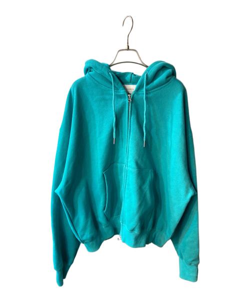 soerte（ソエルテ）soerte (ソエルテ) ジップパーカー ブルー サイズ:Ｓの古着・服飾アイテム