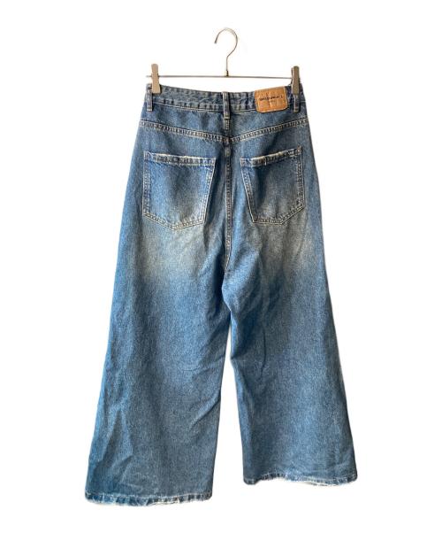 masonprince（メゾンプリンス）masonprince (メゾンプリンス) ワイドデニムパンツ インディゴ サイズ:1の古着・服飾アイテム