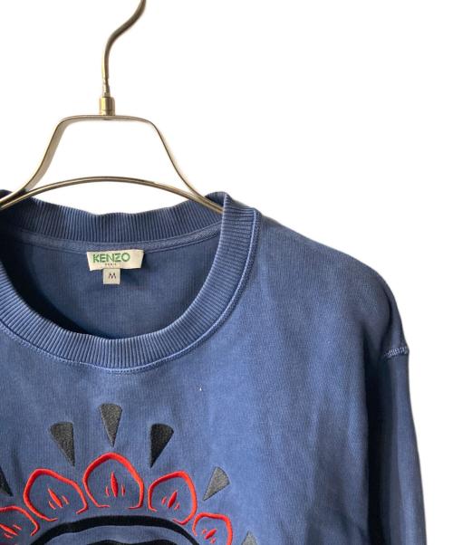 KENZO（ケンゾー）KENZO (ケンゾー) アイ刺繍スウェット ブルー サイズ:Ｍの古着・服飾アイテム