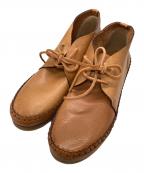 SAYAサヤ）の古着「レザーシューズ」｜ブラウン