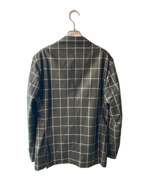 L.B.M.1911（エルビーエム1911）L.B.M.1911 (エルビーエム1911) ヘリンボーンチェックジャケット オリーブ サイズ:50の古着・服飾アイテム