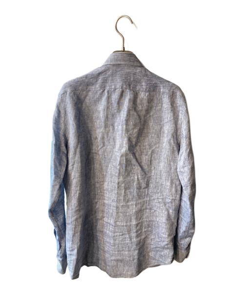 LARDINI（ラルディーニ）LARDINI (ラルディーニ) リネンシャツ ブルー サイズ:37の古着・服飾アイテム