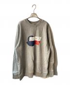 MONCLERモンクレール）の古着「CREWNECK WITH LOGO」｜グレー