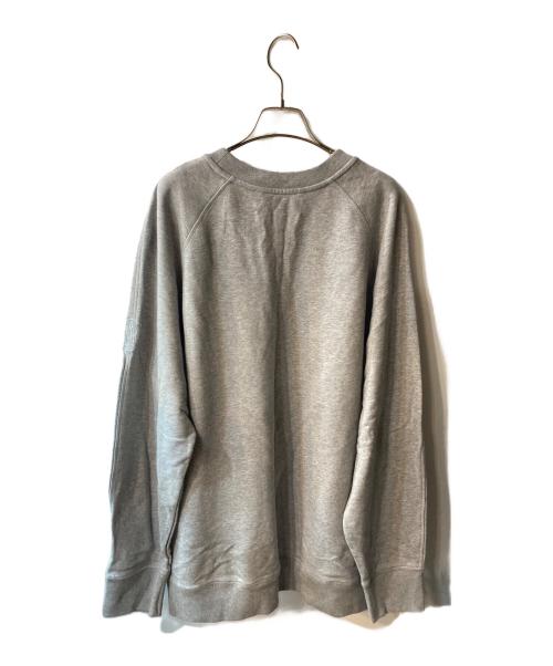 MONCLER（モンクレール）MONCLER (モンクレール) CREWNECK WITH LOGO グレー サイズ:XLの古着・服飾アイテム