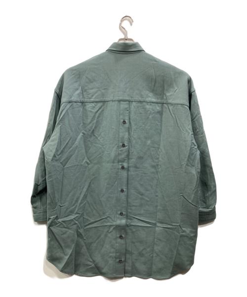 MAISON SPECIAL（メゾンスペシャル）MAISON SPECIAL (メゾンスペシャル) メニーボタンプライムオーバーシャツ グレー サイズ:01の古着・服飾アイテム