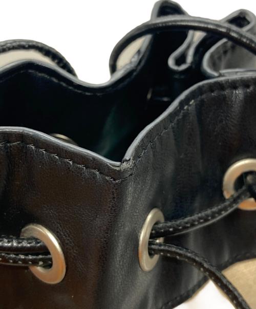 JIL SANDER+（ジルサンダープラス）JIL SANDER+ (ジルサンダープラス) 巾着ショルダーポーチ ベージュの古着・服飾アイテム