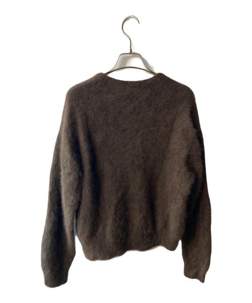 BEAUTY&YOUTH（ビューティーアンドユース）BEAUTY&YOUTH (ビューティーアンドユース) ヘアリーVネックニットプルオーバー ブラウン サイズ:Freeの古着・服飾アイテム