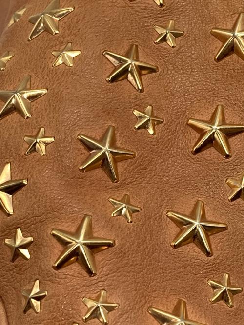 JIMMY CHOO（ジミーチュウ）JIMMY CHOO (ジミーチュウ) ショルダーバッグ ベージュの古着・服飾アイテム