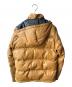 VANQUISH (ヴァンキッシュ) レザーダウンジャケット ベージュ サイズ:L：7000円