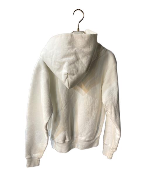 Champion（チャンピオン）Champion (チャンピオン) リバースウィーブフーデッドスウェットシャツ MADE IN USA ホワイト サイズ:Ｍの古着・服飾アイテム