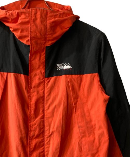 FIRST DOWN（ファーストダウン）FIRST DOWN (ファーストダウン) マウンテンパーカー オレンジ サイズ:Lの古着・服飾アイテム
