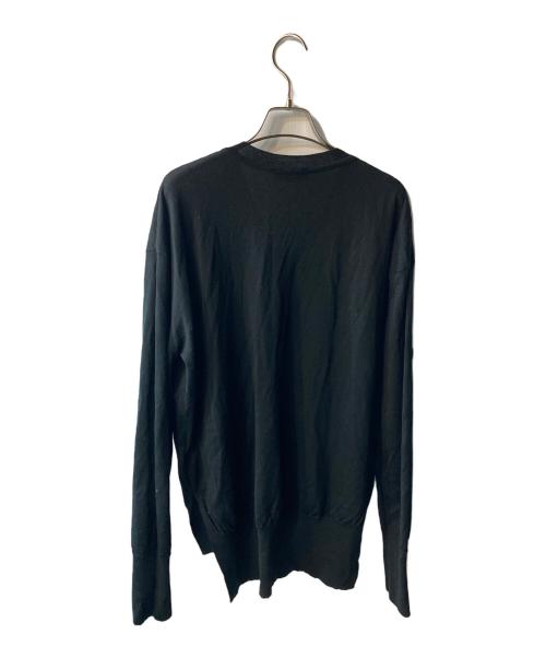 JOHN SMEDLEY（ジョンスメドレー）JOHN SMEDLEY (ジョンスメドレー) Vネックニット ブラック サイズ:S/Mの古着・服飾アイテム