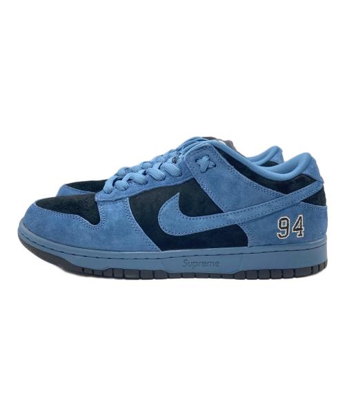 NIKE（ナイキ）NIKE (ナイキ) SUPREME (シュプリーム) SB DUNK LOW OG QS ブルー×ブラック サイズ:27cmの古着・服飾アイテム