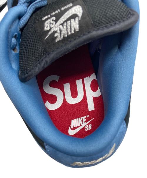 NIKE（ナイキ）NIKE (ナイキ) SUPREME (シュプリーム) SB DUNK LOW OG QS ブルー×ブラック サイズ:27cmの古着・服飾アイテム