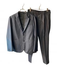 DESCENTE（デサント）の古着「千鳥格子柄セットアップ」｜ネイビー